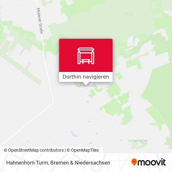 Hahnenhorn Turm Karte