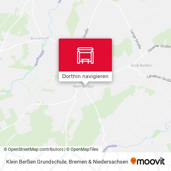 Klein Berßen Grundschule Karte
