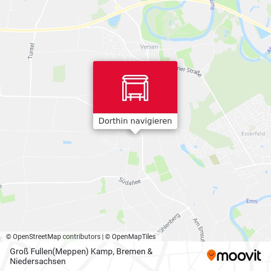 Groß Fullen(Meppen) Kamp Karte
