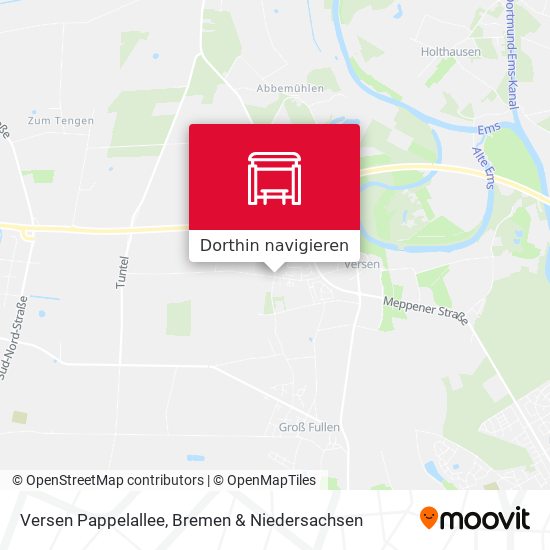 Versen Pappelallee Karte