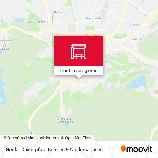 Goslar Kaiserpfalz Karte