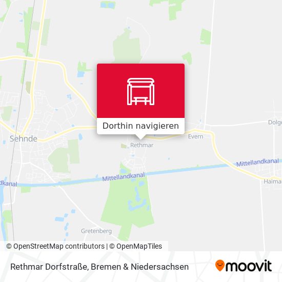 Rethmar Dorfstraße Karte