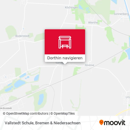 Vallstedt Schule Karte