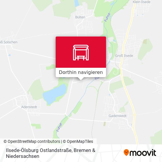 Ilsede-Ölsburg Ostlandstraße Karte