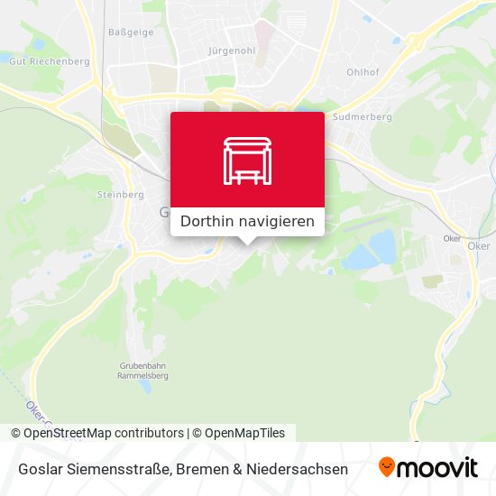 Goslar Siemensstraße Karte