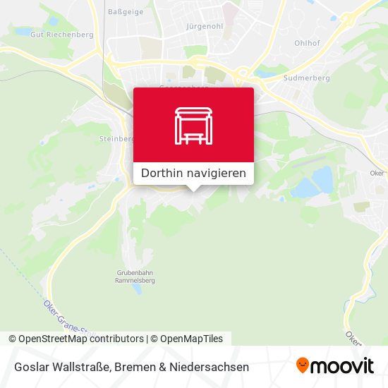 Goslar Wallstraße Karte