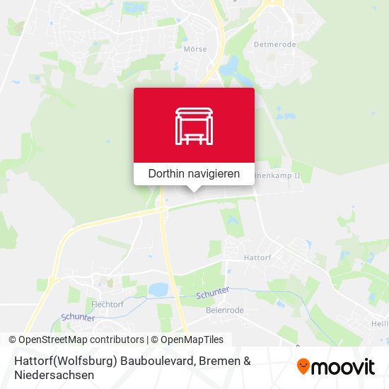 Hattorf(Wolfsburg) Bauboulevard Karte