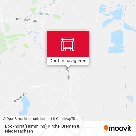 Bockhorst(Hümmling) Kirche Karte