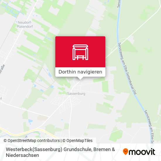 Westerbeck(Sassenburg) Grundschule Karte
