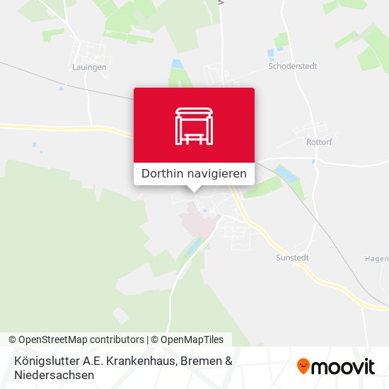 Königslutter A.E. Krankenhaus Karte