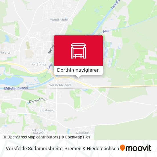Vorsfelde Sudammsbreite Karte