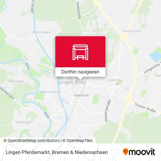 Lingen Pferdemarkt Karte