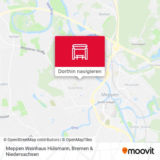 Meppen Weinhaus Hülsmann Karte