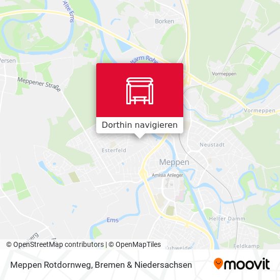 Meppen Rotdornweg Karte