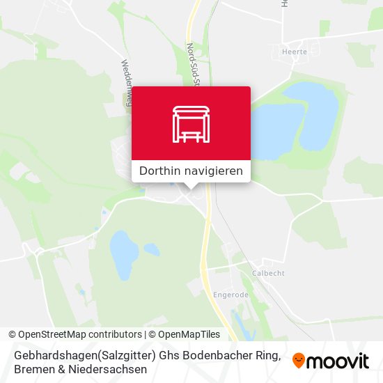 Gebhardshagen(Salzgitter) Ghs Bodenbacher Ring Karte