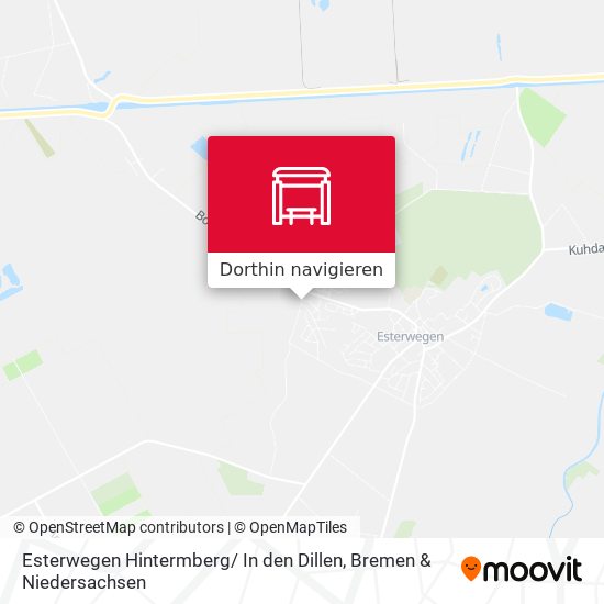 Esterwegen Hintermberg/ In den Dillen Karte