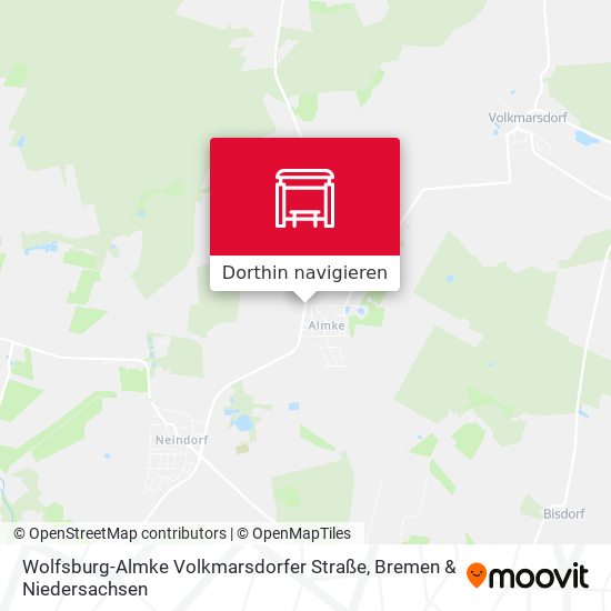 Wolfsburg-Almke Volkmarsdorfer Straße Karte