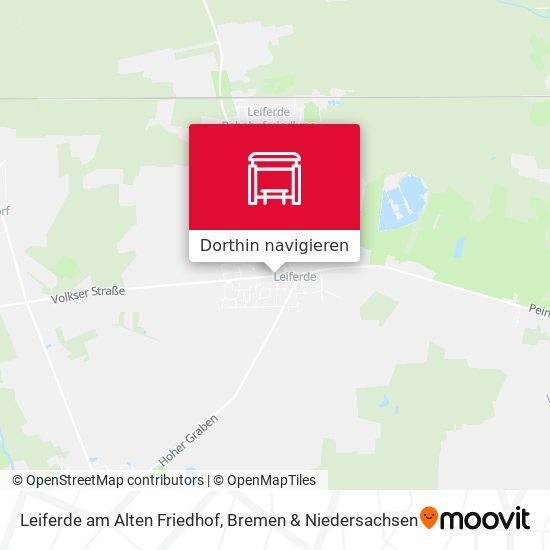 Leiferde am Alten Friedhof Karte