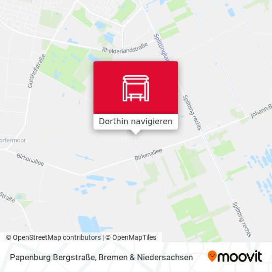 Papenburg Bergstraße Karte