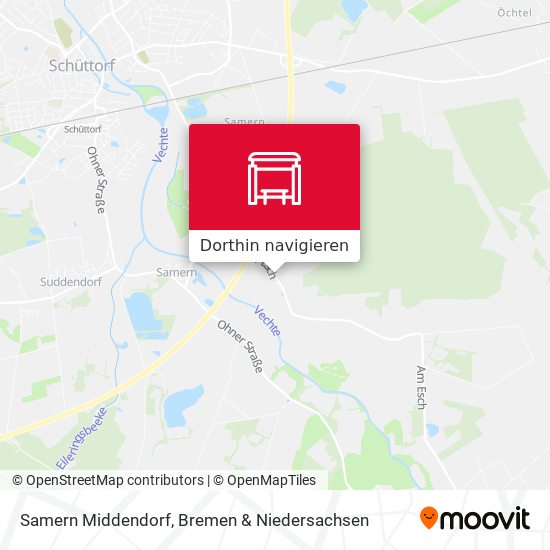 Samern Middendorf Karte