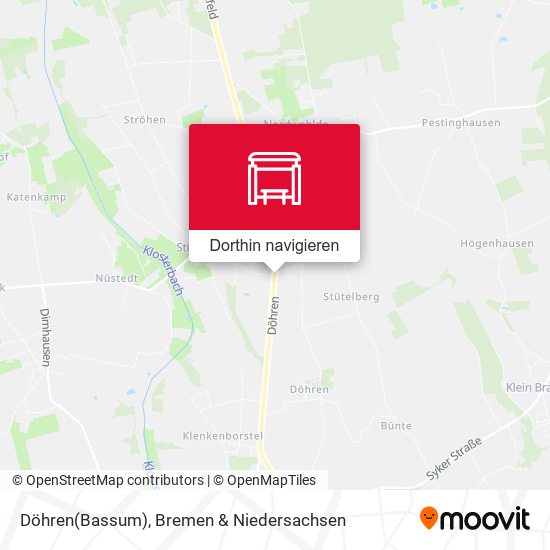 Döhren(Bassum) Karte