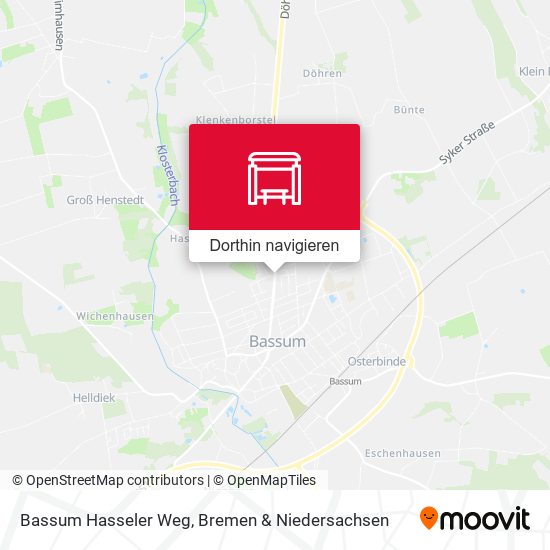 Bassum Hasseler Weg Karte