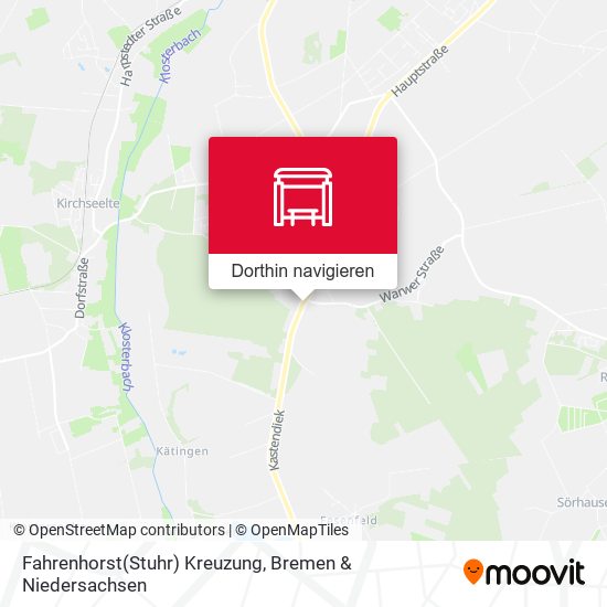 Fahrenhorst(Stuhr) Kreuzung Karte