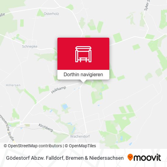 Gödestorf Abzw. Falldorf Karte