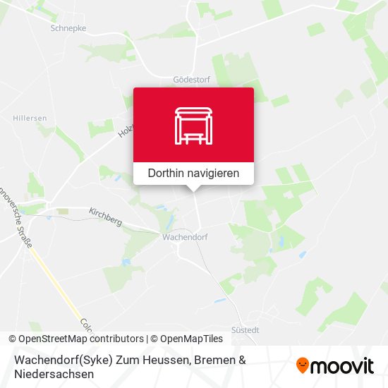 Wachendorf(Syke) Zum Heussen Karte