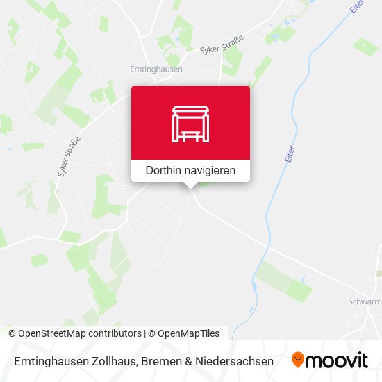 Emtinghausen Zollhaus Karte