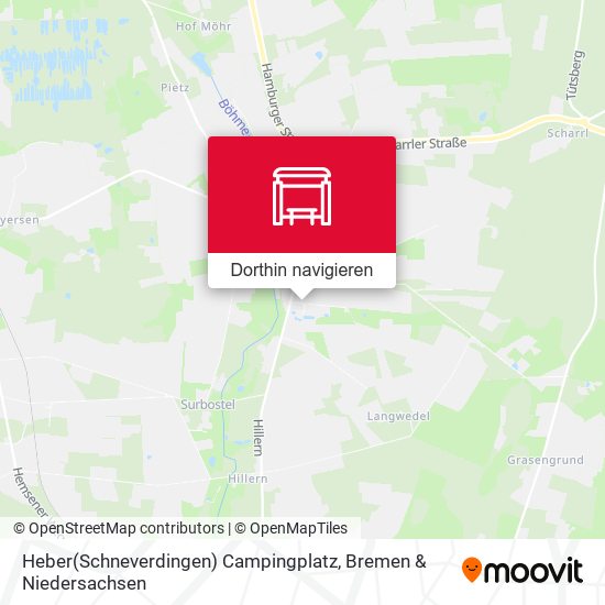 Heber(Schneverdingen) Campingplatz Karte