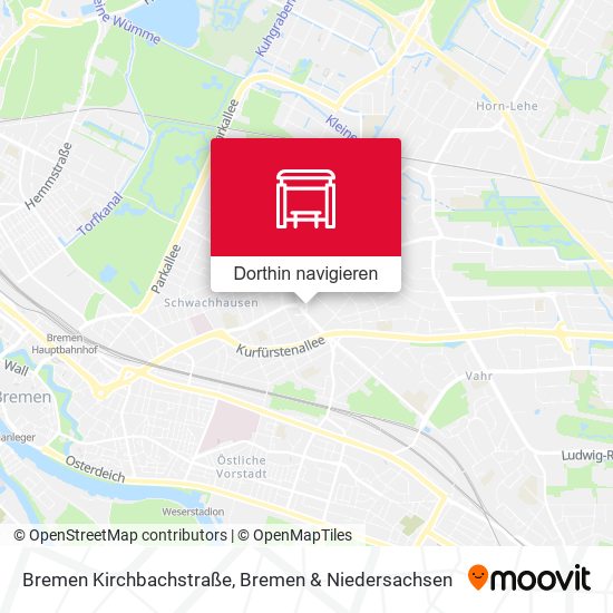 Bremen Kirchbachstraße Karte