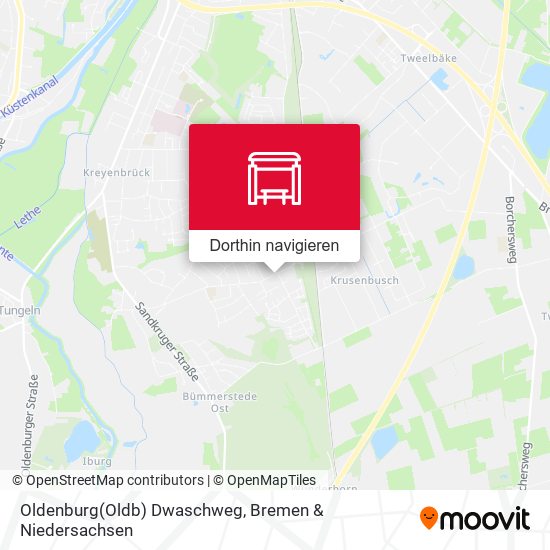 Oldenburg(Oldb) Dwaschweg Karte