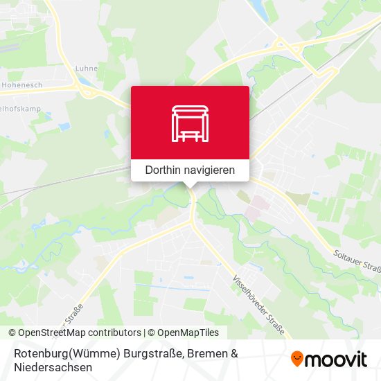 Rotenburg(Wümme) Burgstraße Karte