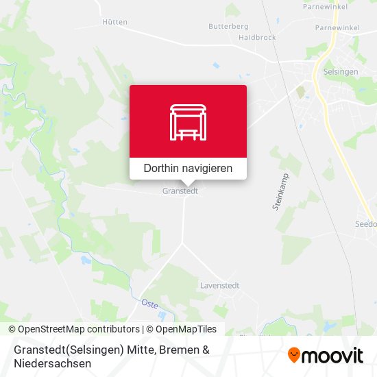 Granstedt(Selsingen) Mitte Karte