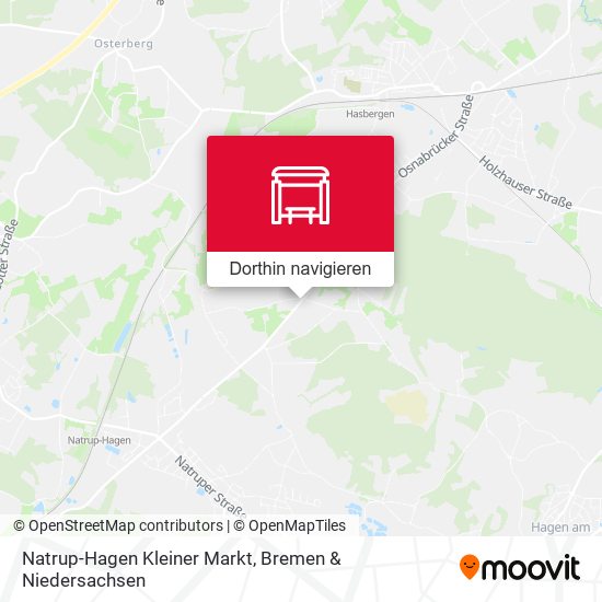 Natrup-Hagen Kleiner Markt Karte