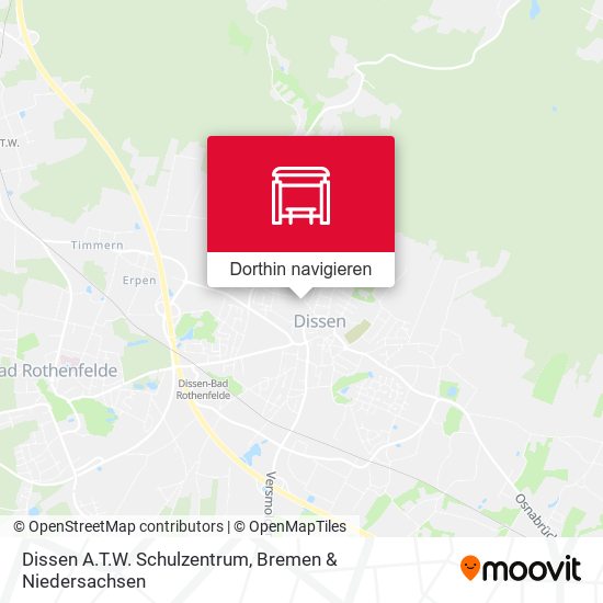 Dissen A.T.W. Schulzentrum Karte