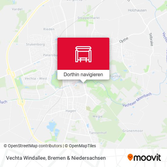 Vechta Windallee Karte