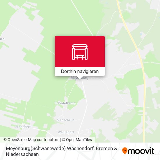 Meyenburg(Schwanewede) Wachendorf Karte
