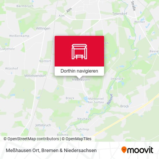 Meßhausen Ort Karte
