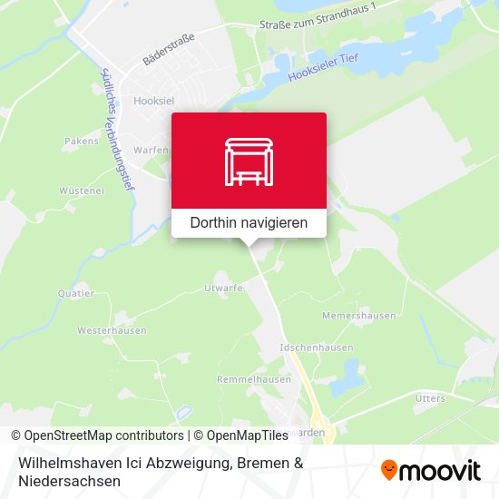 Wilhelmshaven Ici Abzweigung Karte