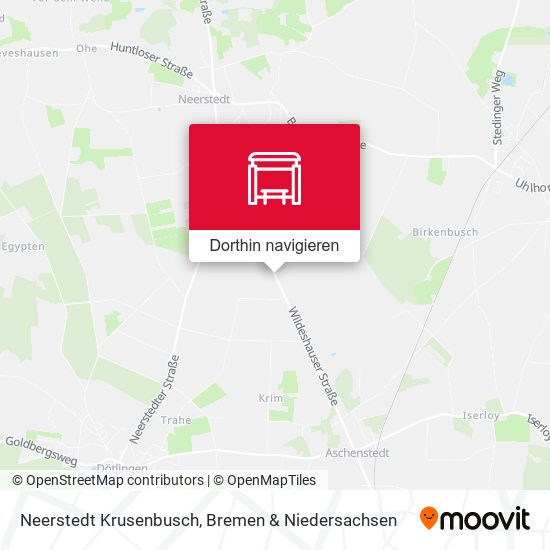 Neerstedt Krusenbusch Karte