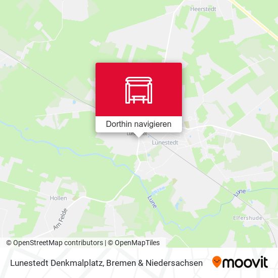 Lunestedt Denkmalplatz Karte