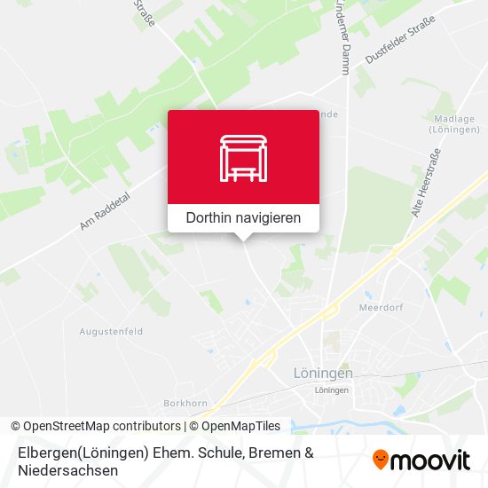 Elbergen(Löningen) Ehem. Schule Karte