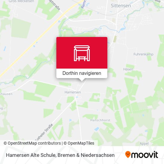 Hamersen Alte Schule Karte