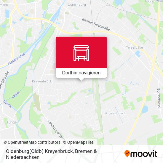 Oldenburg(Oldb) Kreyenbrück Karte