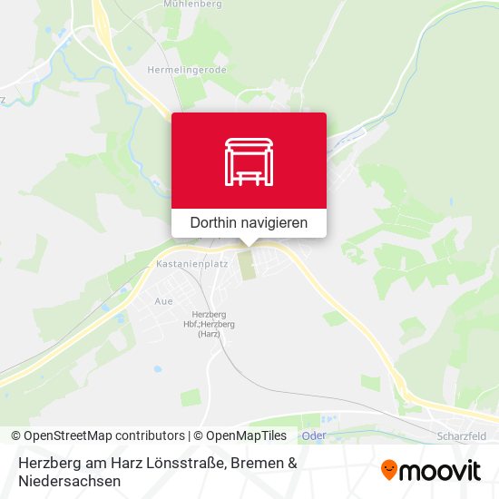 Herzberg am Harz Lönsstraße Karte
