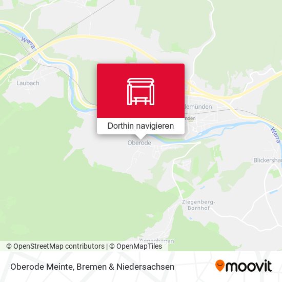 Oberode Meinte Karte