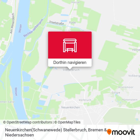 Neuenkirchen(Schwanewede) Stellerbruch Karte