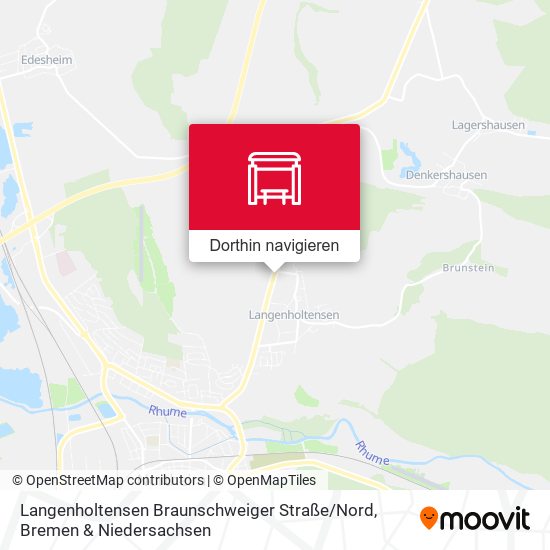 Langenholtensen Braunschweiger Straße / Nord Karte